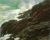 High Cliff, Coast of Maine - 温斯洛·荷默